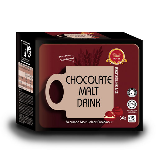 Hotbe Chocolate Malt Drink (30g x 15 sachets)
