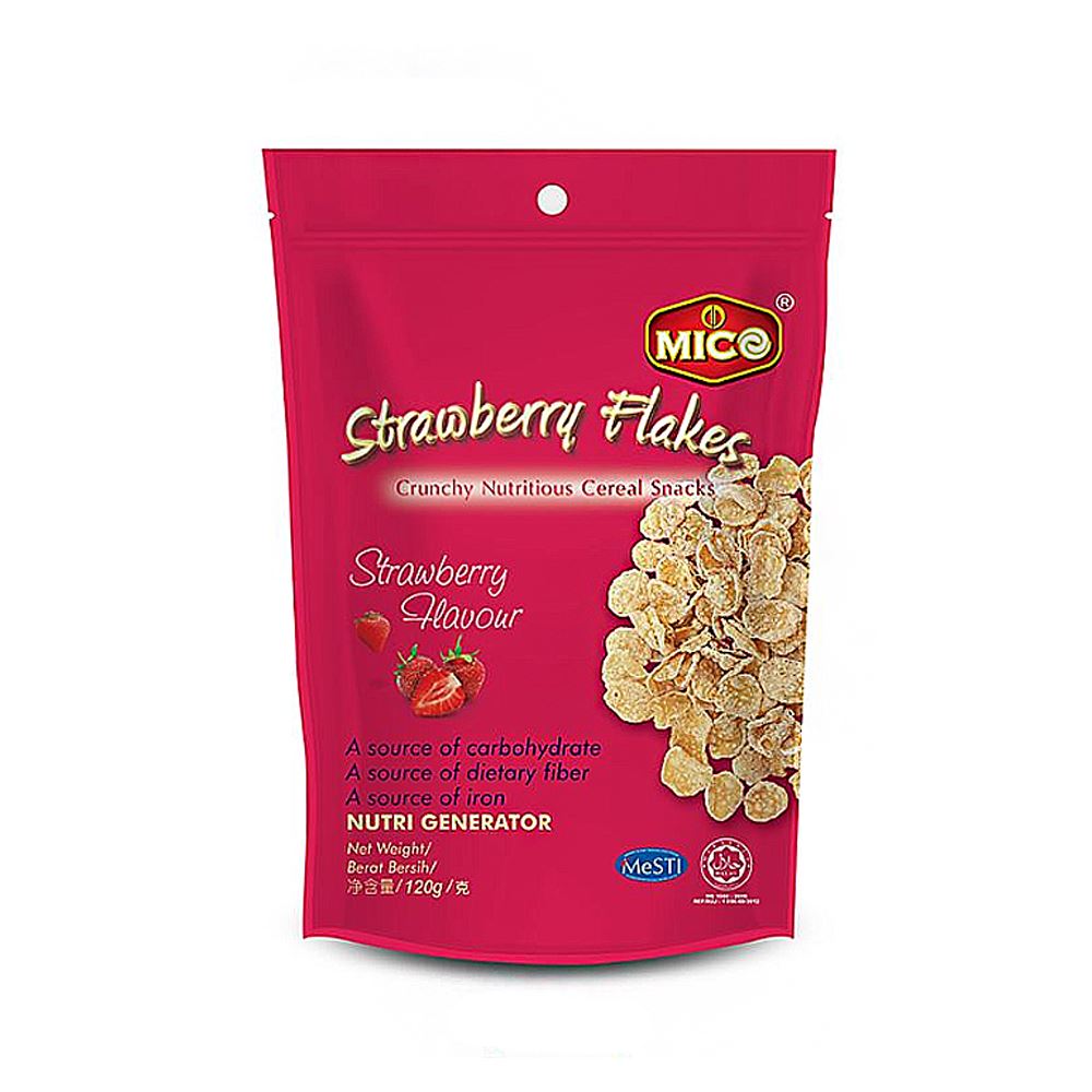MICO Strawberry Flakes | Halal Cereal Brands Malaysia