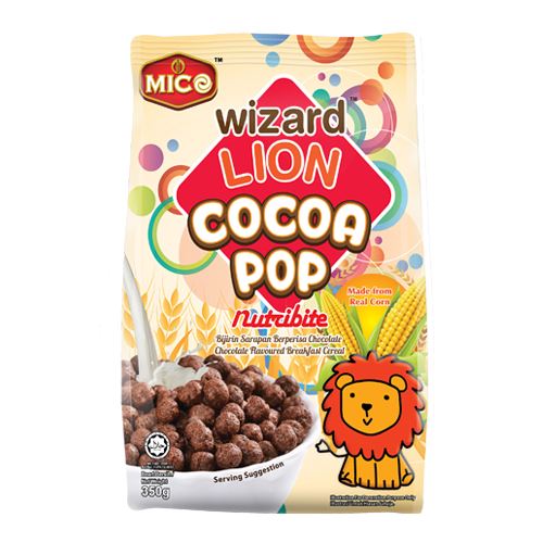 MICO Wizard Lion Cocoa Pop | Halal Coco Cereal Malaysia