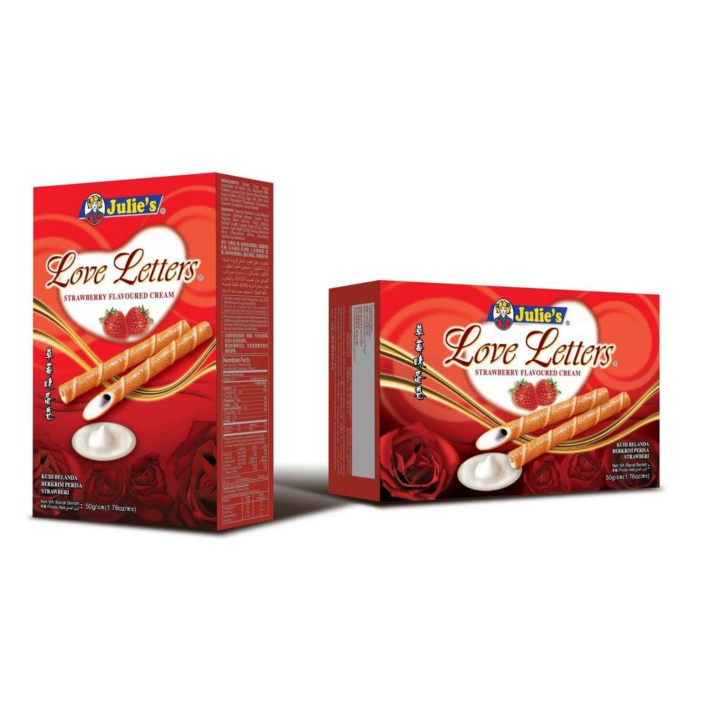 Love Letters Strawberry Flavoured Cream 50g