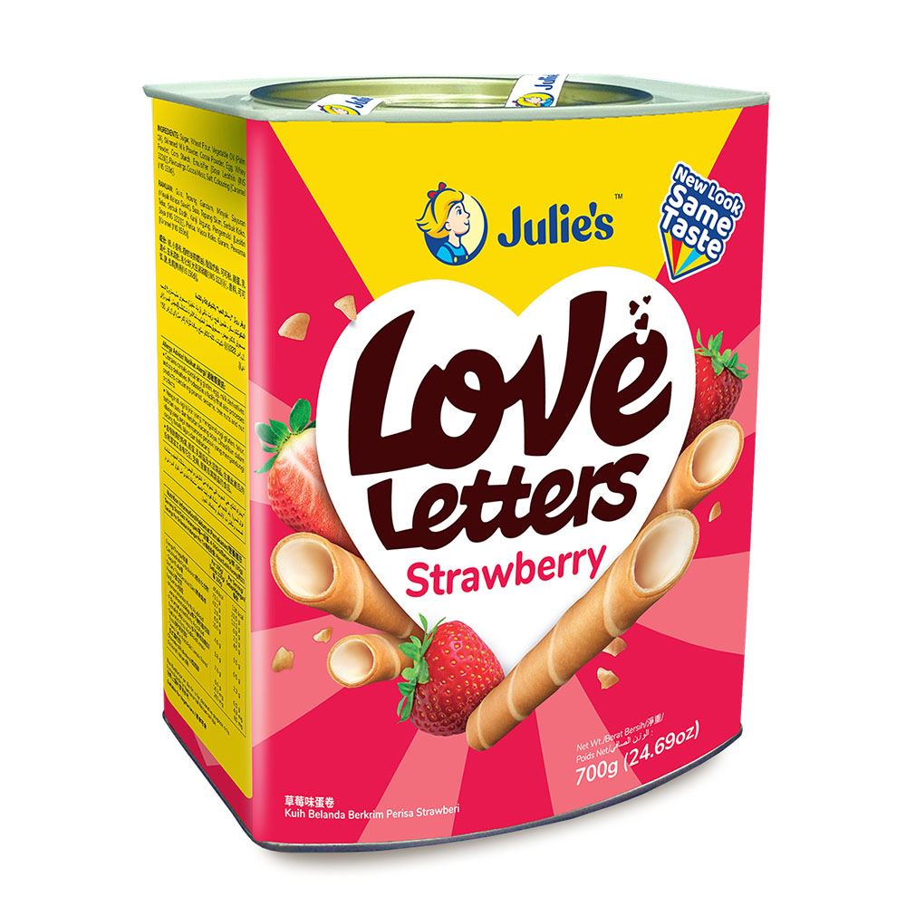 Love Letters Strawberry Flavoured Cream 700g
