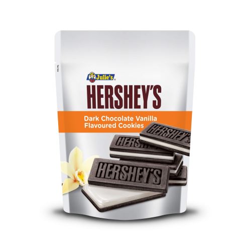 Julie's Hershey's Dark Chocolate Vanilla Flavoured Cookies 84g