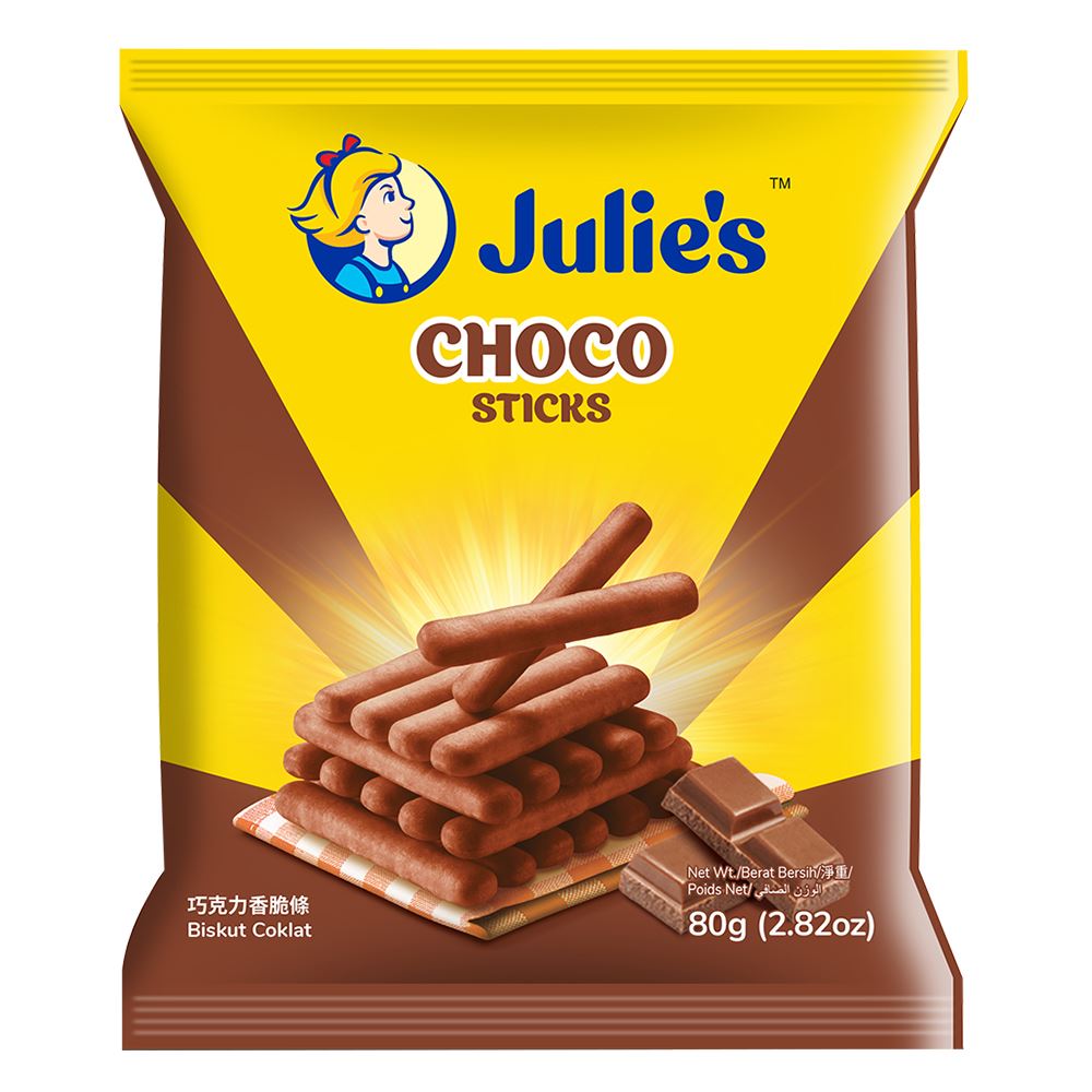 Julie's Choco Sticks 80g