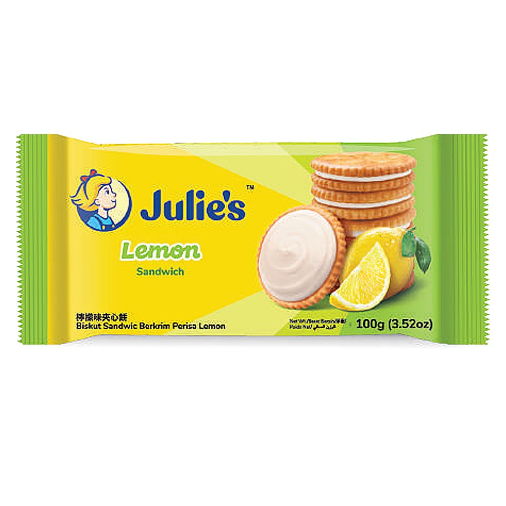 Julie's Lemon Sandwich 100g