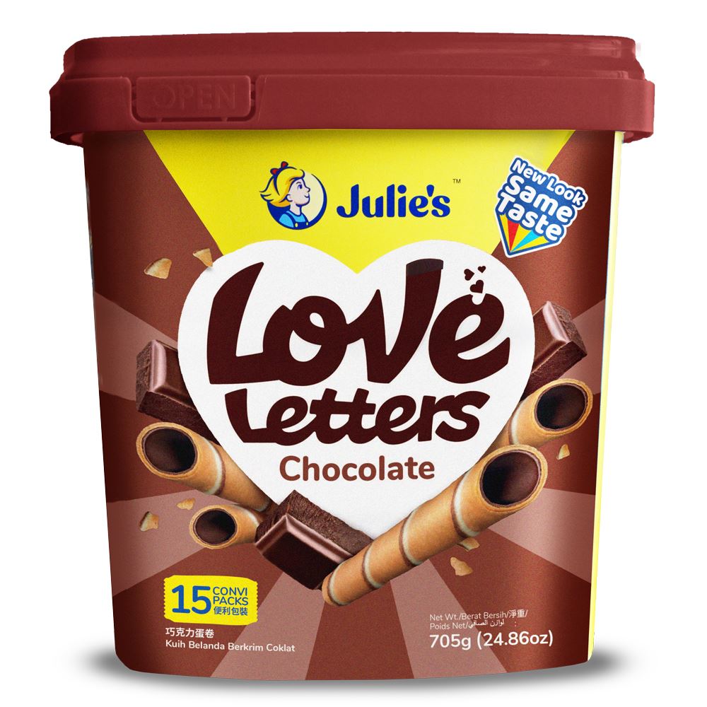 Julie's Love Letters Chocolate 