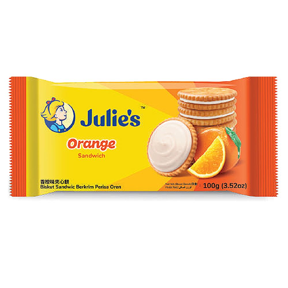 Julie's Orange Sandwich 100g