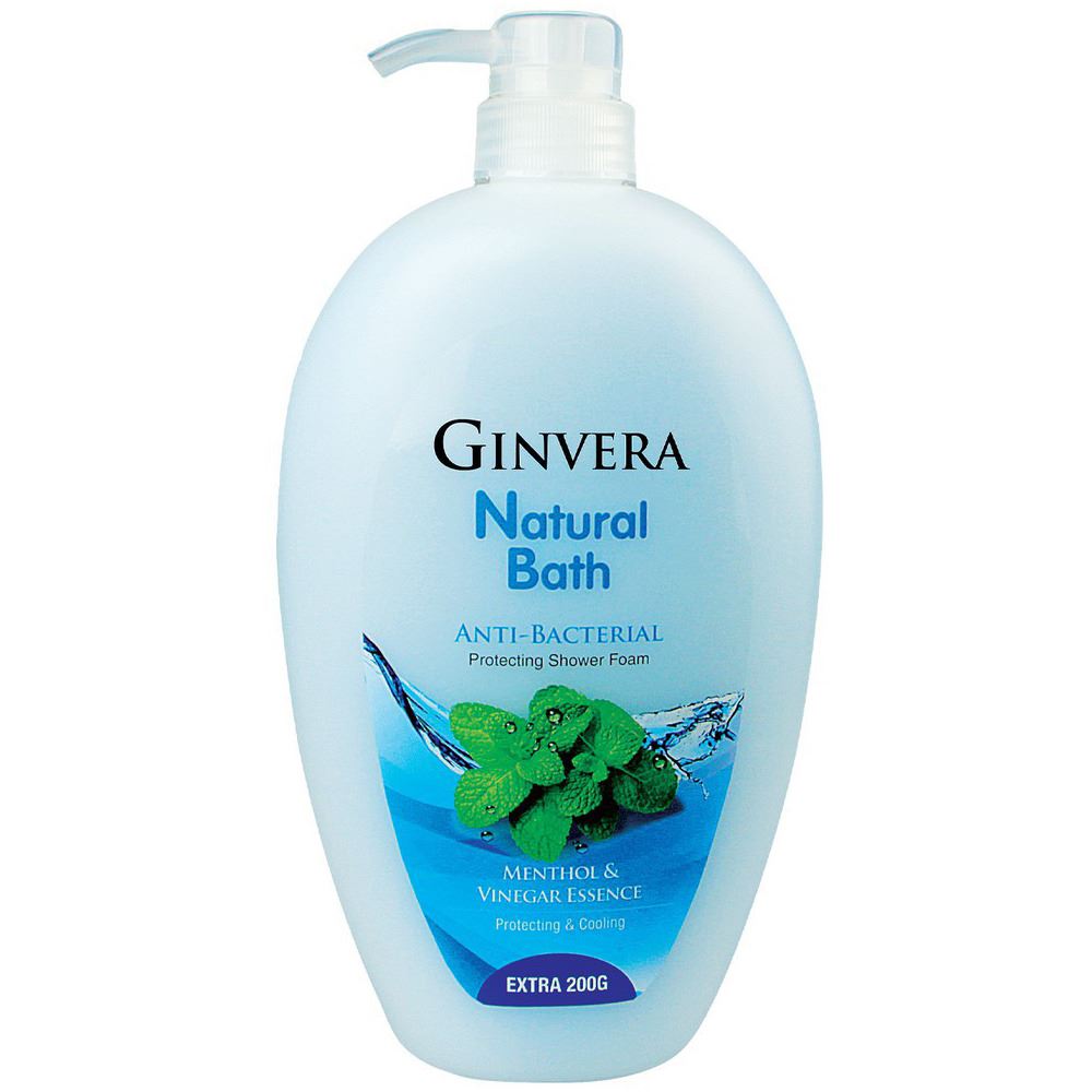 Ginvera Natural Bath Anti-Bacteria Cooling Shower Foam