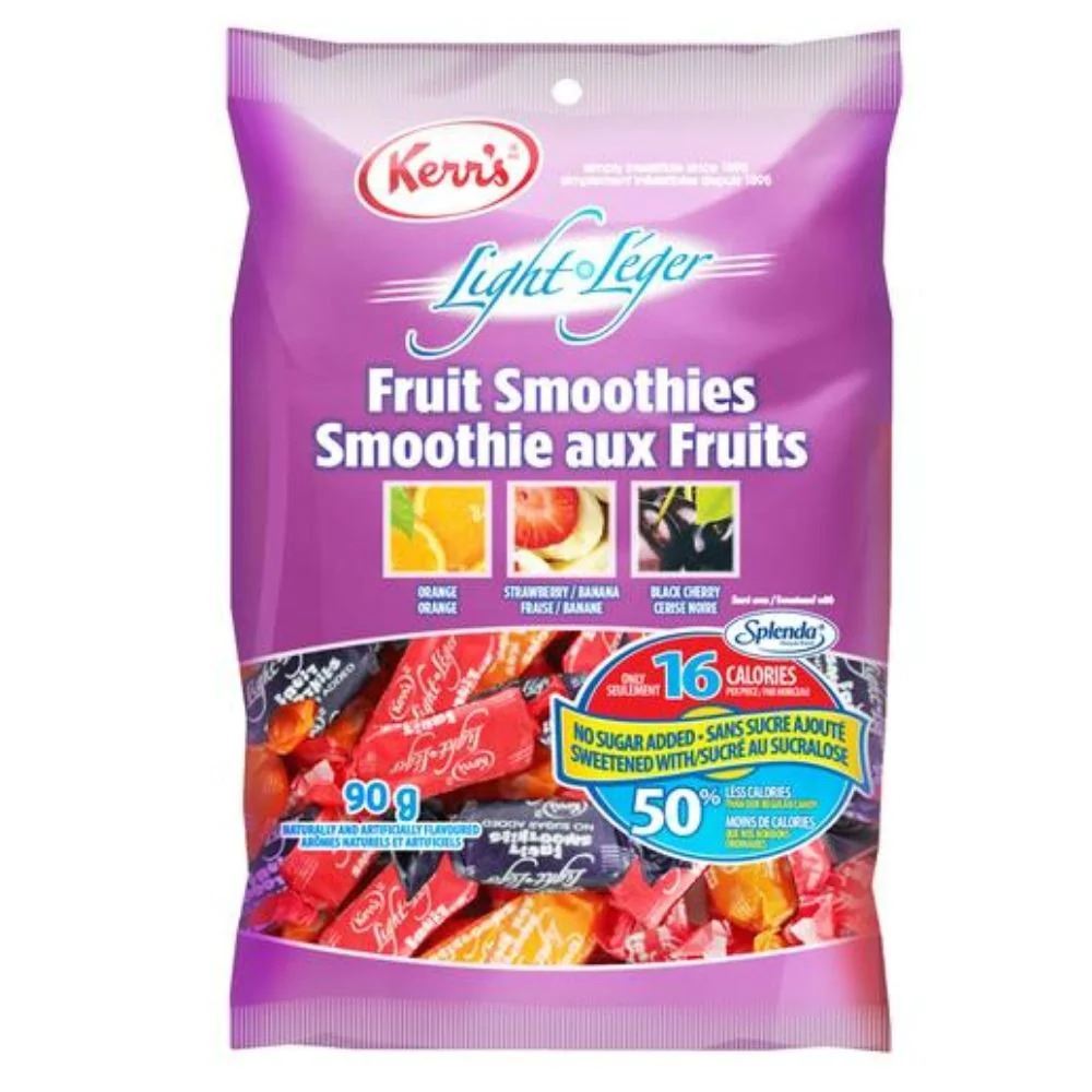 Kerr's Light Fruit Smoothies No Sugar Added Candies