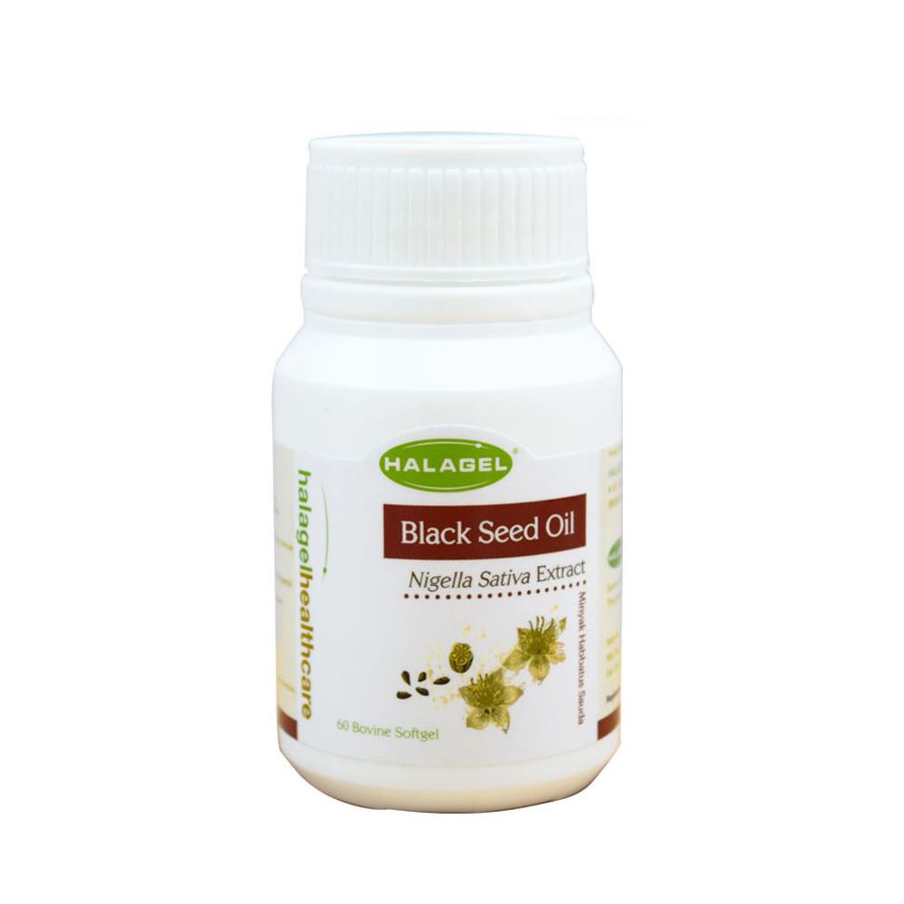 Halagel Black Seed Oil In Gelatine Softgel, 60'S