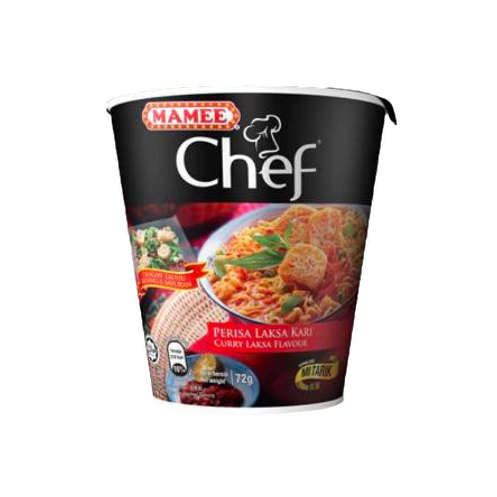 Mamee Chef Cup 1's Curry Laksa 24 x 72g