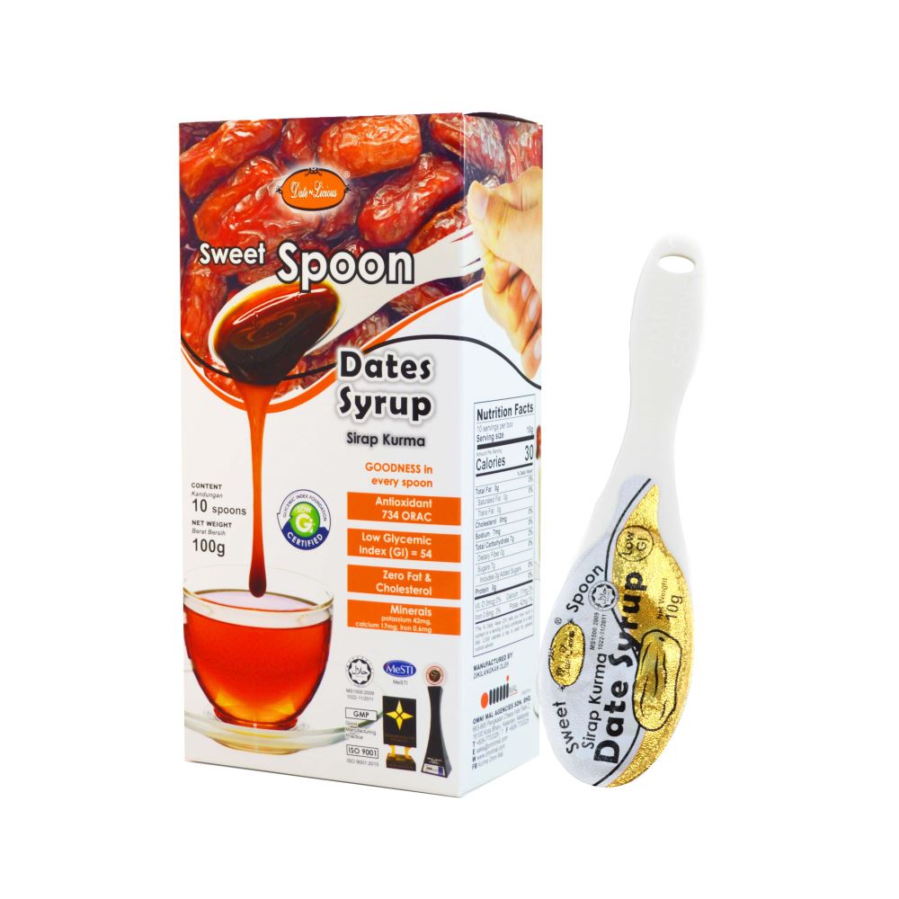 Date-Licious Dates Syrup Spoon 10pcs Box