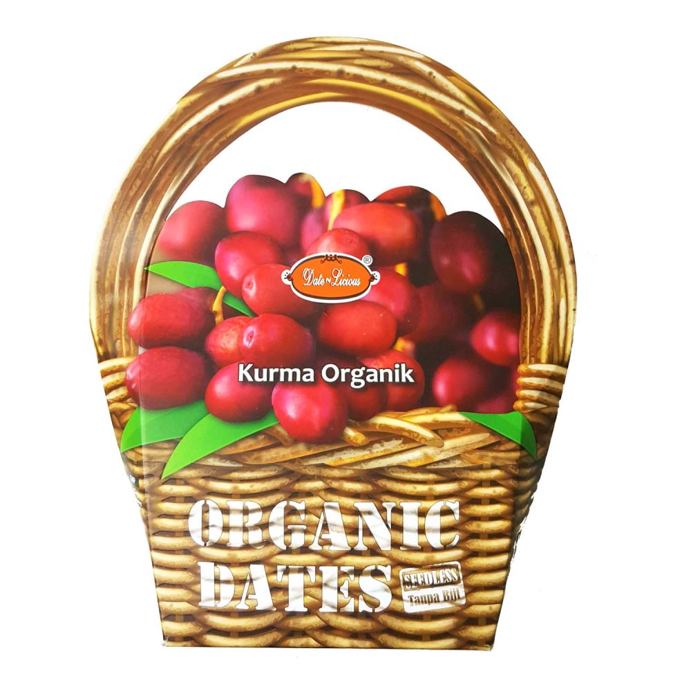 Date-Licious Organic Seedless Dates Basket - 400gm 