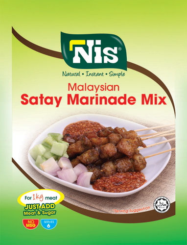 Nis Malaysian Satay Marinade Mix Powder 