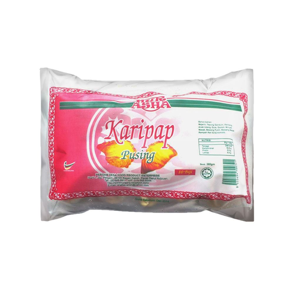NurAsha Frozen Curry Puff | Buy Frozen Karipap Pusing - 380g
