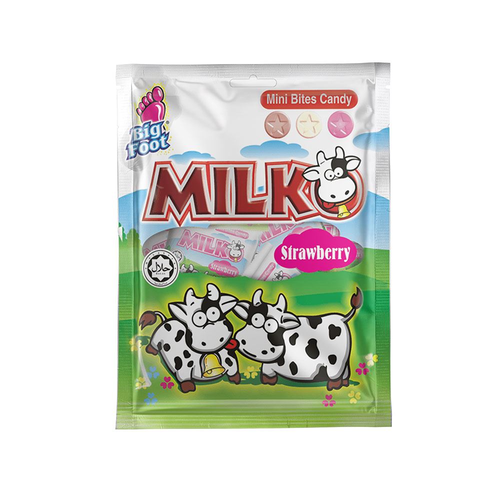 Milko Mini Bites Candy (Strawberry)