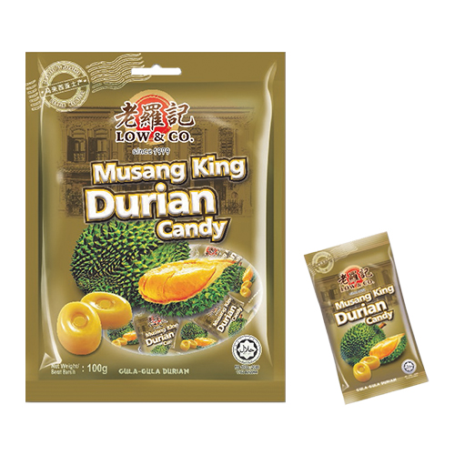 Low & Co Musang King Durian Candy - 100g