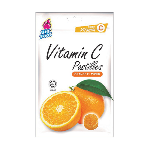 Big Foot Vitamin C Pastilles (Orange) - 120G