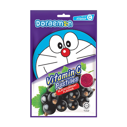 Doraemon Vitamin C Pastilles (Blackcurrant)