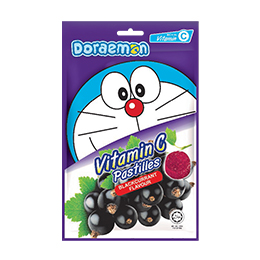 Doraemon Vitamin C Pastilles (Blackcurrant)
