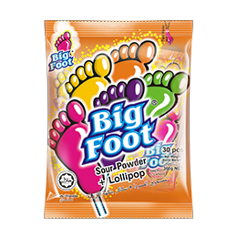 Big Foot Sour Powder + Lollipop (30 pcs)