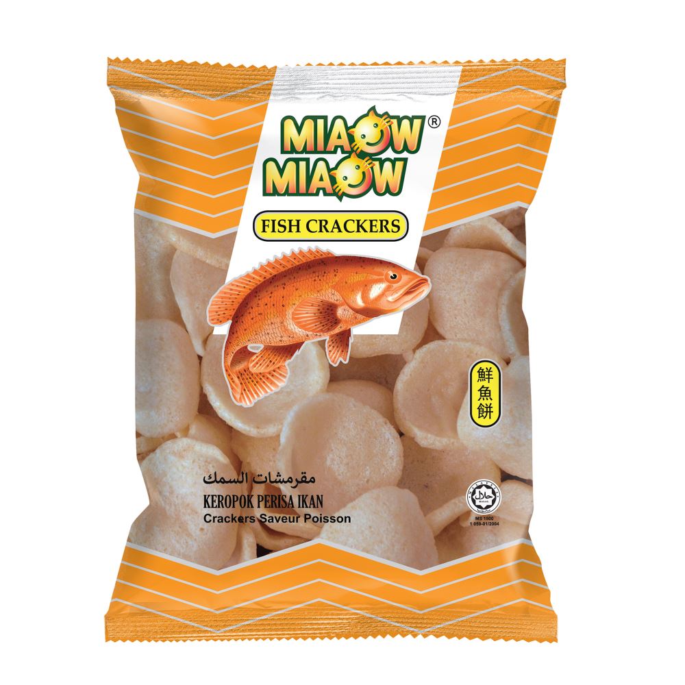 Miaow Miaow Fish Crackers - 50g