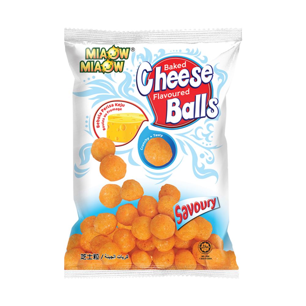 Miaow Miaow Cheese Balls – 60g