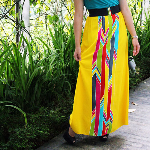 Brevi Bamboo Batik Skirt