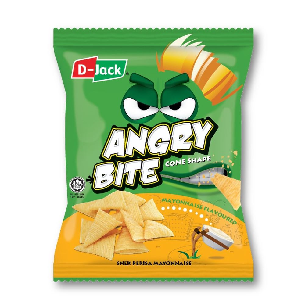 D-Jack Angry Bite Mayonnaise Flavour | Halal Snacks Chips Malaysia