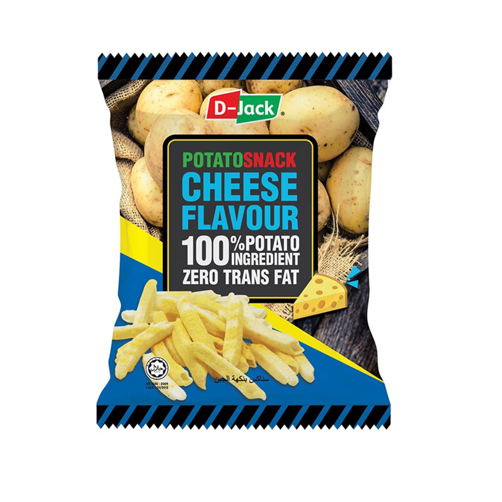 D-Jack Potato Snack Cheese | Halal Potato Chips Wholesale