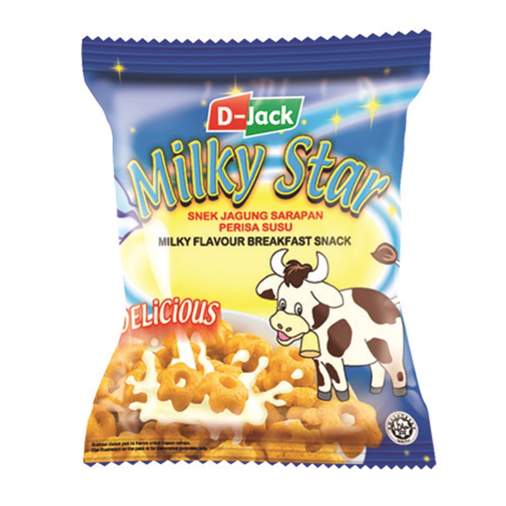 D-Jack Milky Star | Buy Halal Cereal Snacks Malaysia