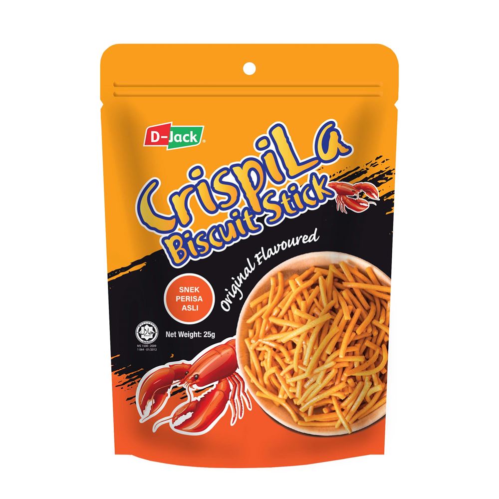D-Jack Crispila Stick Snack with Original | Halal Snack Food Manufacturer