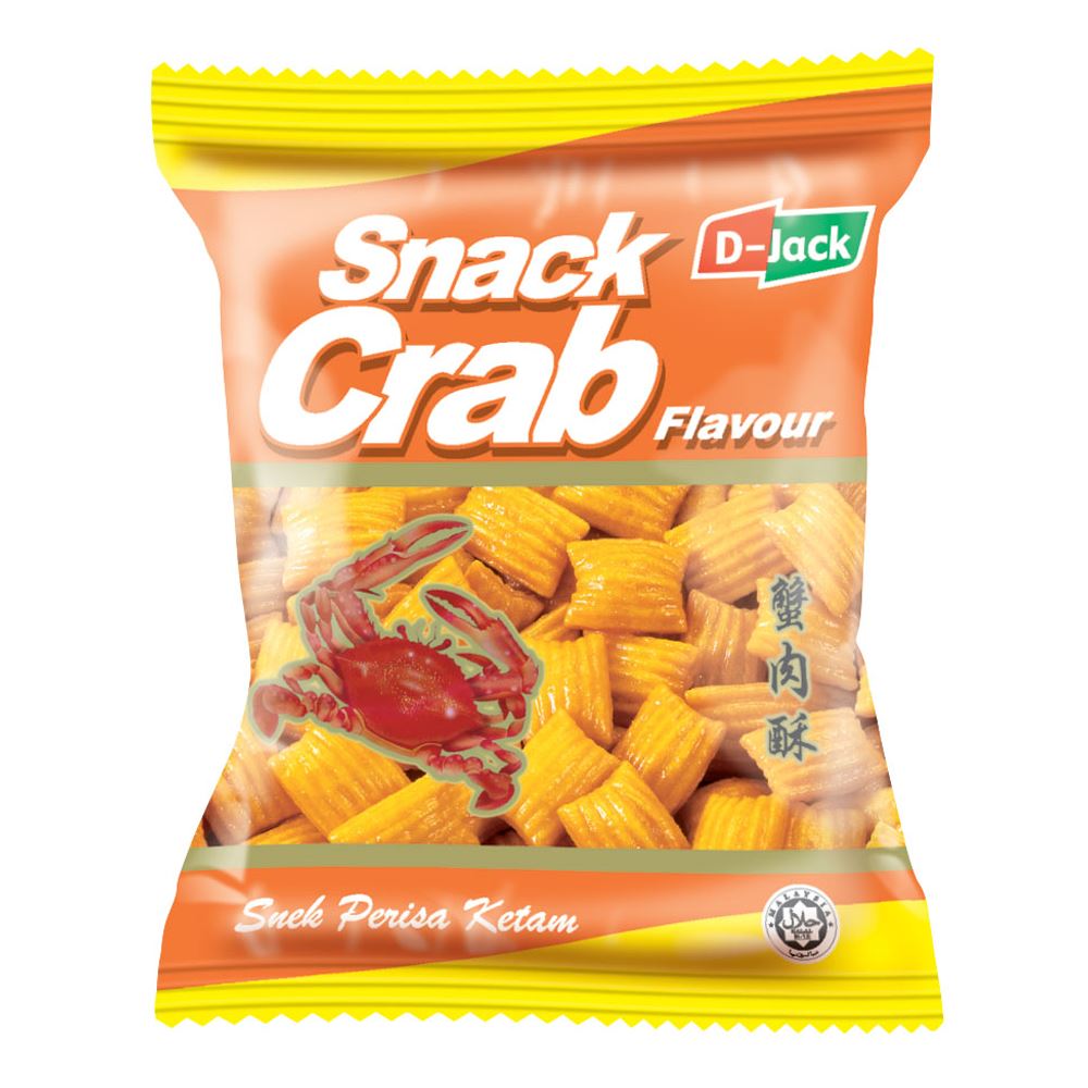 D-Jack Snack Crab Flavour | Halal Snacks Chips Malaysia