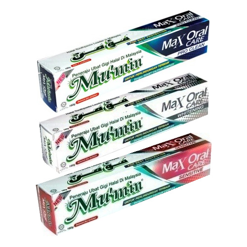 Mu'min Max Oral Care Toothpaste range