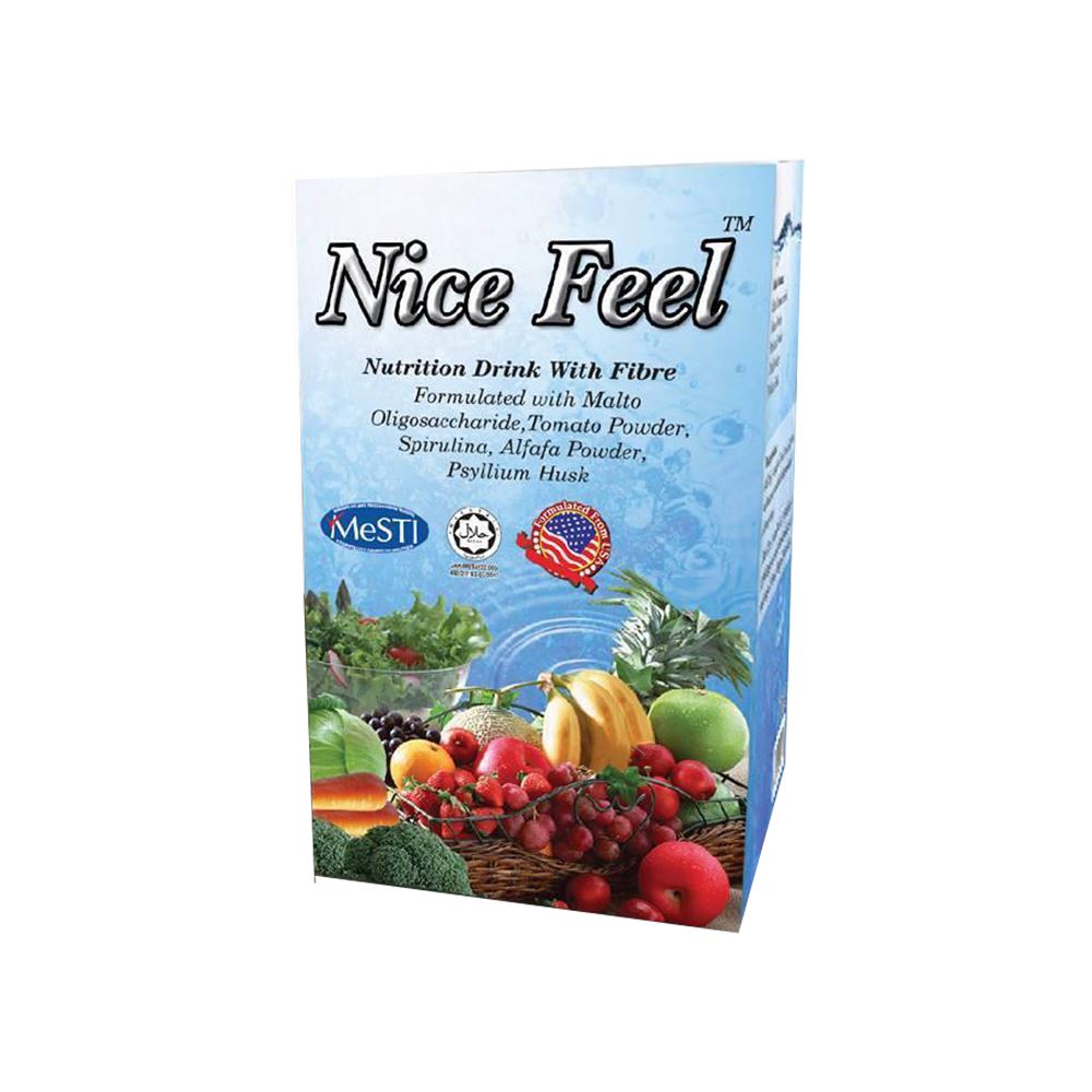 Nice Feel Nutrition Drink With Fibre (Vegetable Flavour) - 14 Sachets