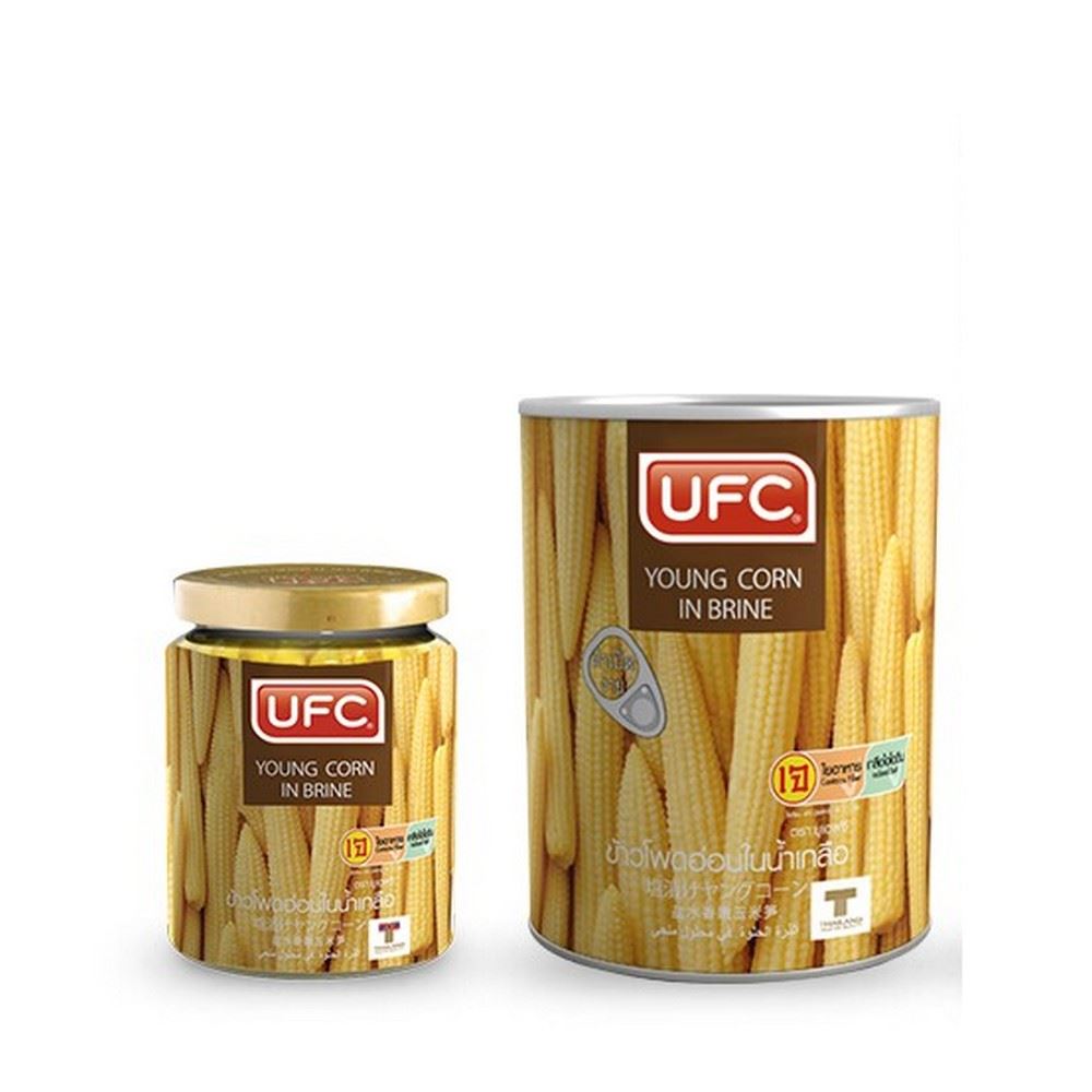 UFC Young Corn in Brine / Vinegar