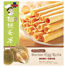 Premium Durian Egg Rolls (120g / pack)