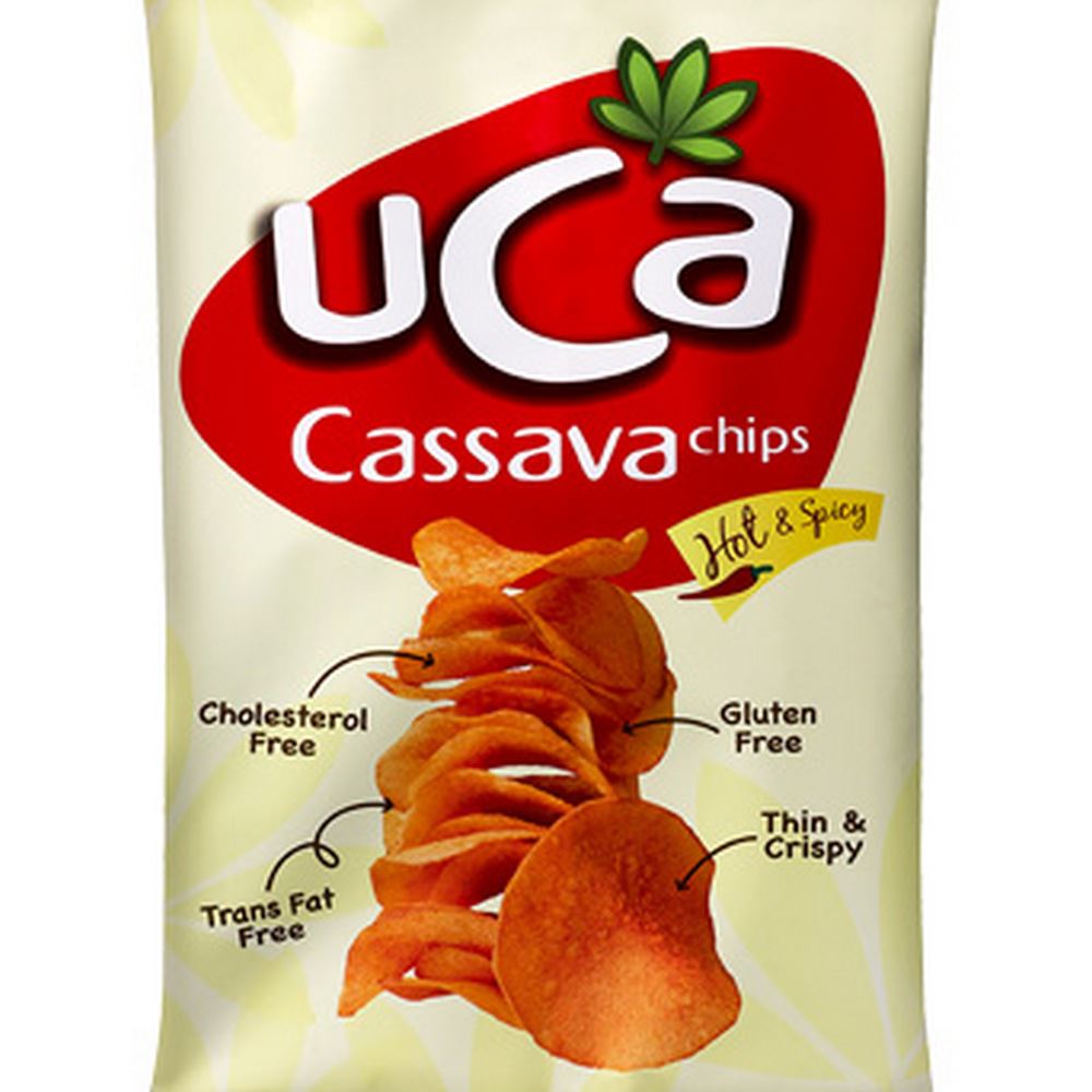 Cassava Chips Hot & Spicy 120g