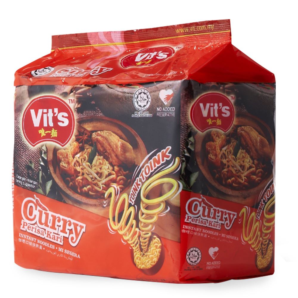 Vit's Instant Noodle Curry Flavour