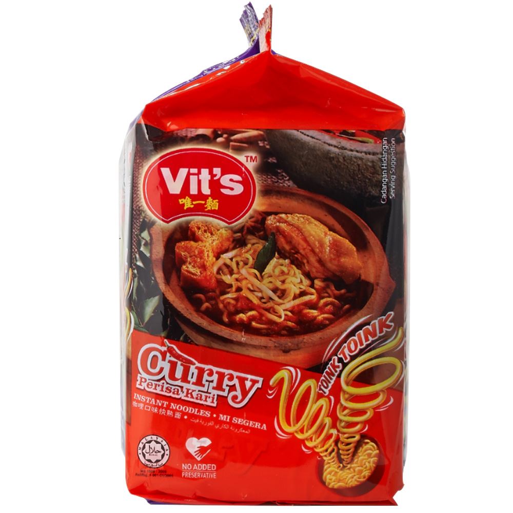 Vit's Instant Noodle Curry Flavour