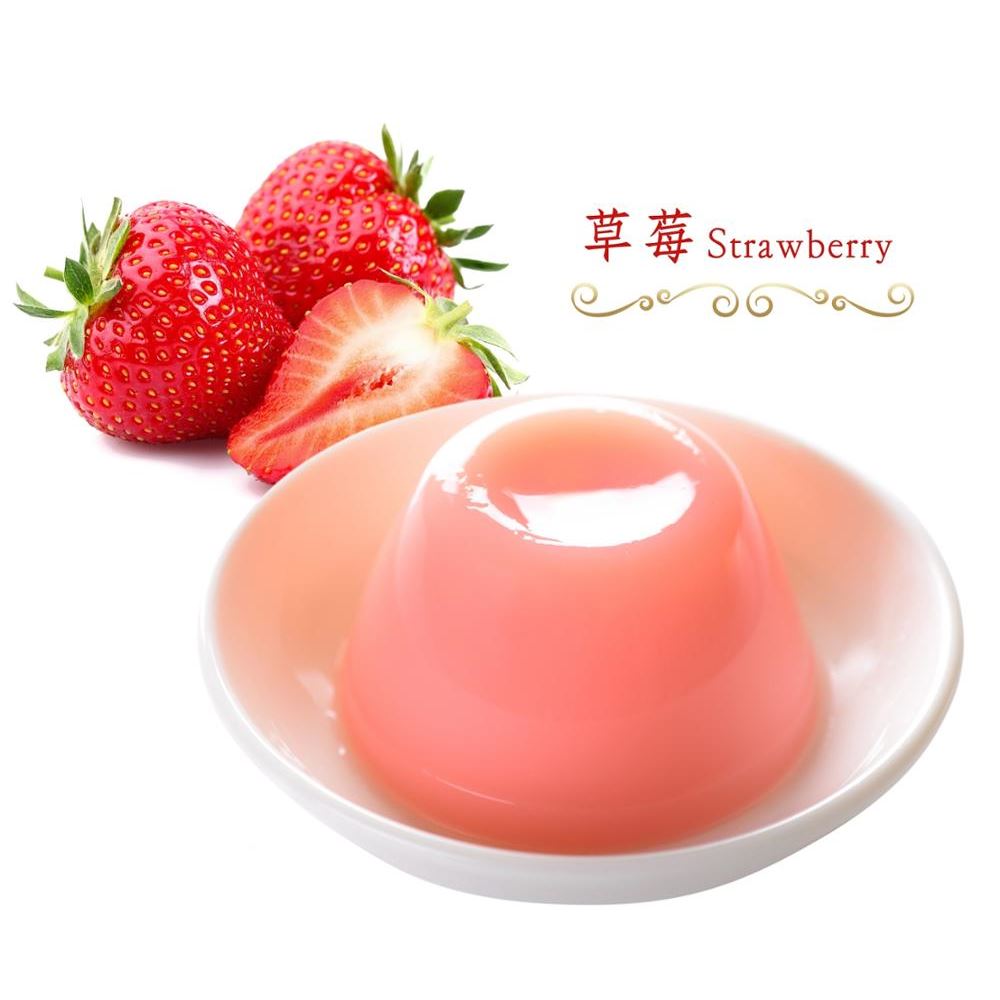 Taiwan 100g strawberry fruit flavor Pudding 
