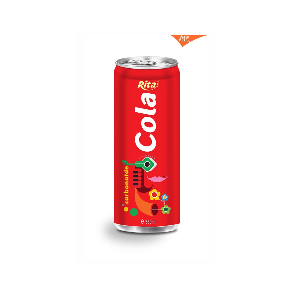 250ml Slim can Carbonated Cola Drink