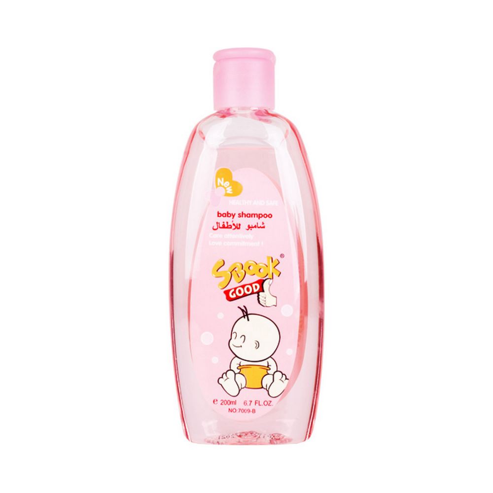 200ml SBOOK soft & moisture halal approved natural mild kids shampoo for baby hair care