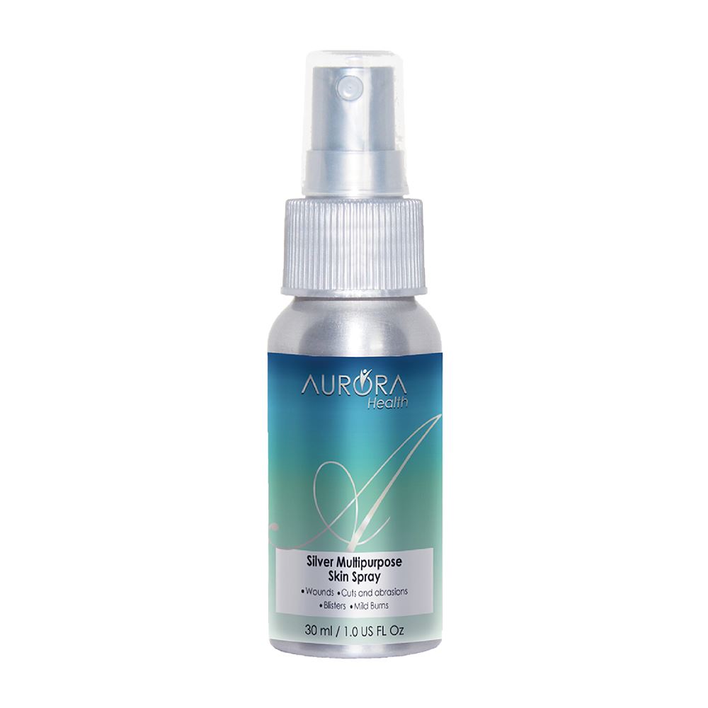 Aurora Silver Multipurpose Skin Spray 30ml | Multipurpose Skin Antimicrobial Spray