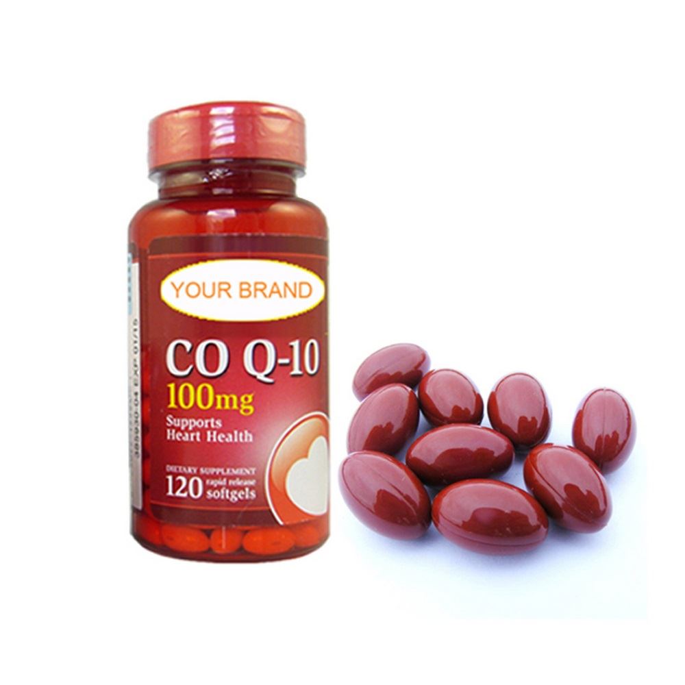 Dietary supplement coq10 coenzyme Q10 softgel 500mg 