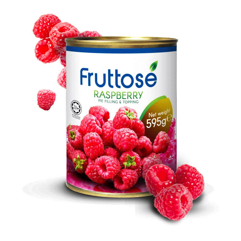595gm Fruttose Raspberry Pie Filling & Topping | Buy Raspberry Pie Filling Malaysia