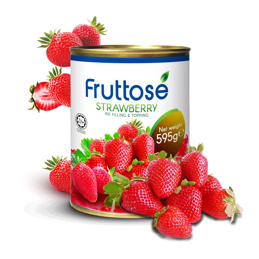 Fruttose Strawberry Pie Filling & Topping - 595g 