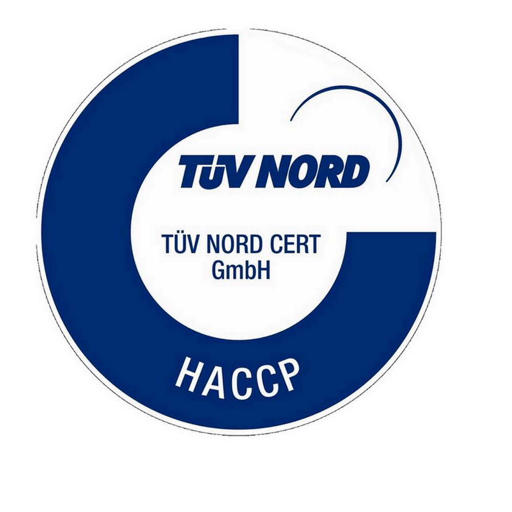 Tuv Nord HACCP Certification