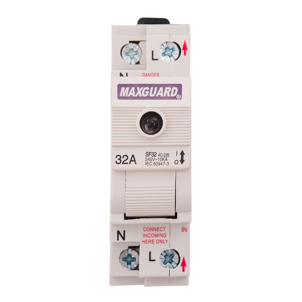 Switchfuses (SF series) 1Pole + N (32A)