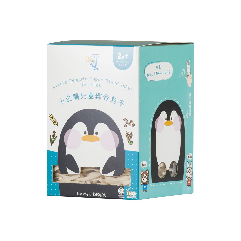 BabyJ Little Penguin Super Mixed Udon for kids - 240g