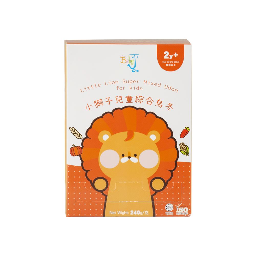 BabyJ Little Lion Super Mixed Udon for kids - 240g
